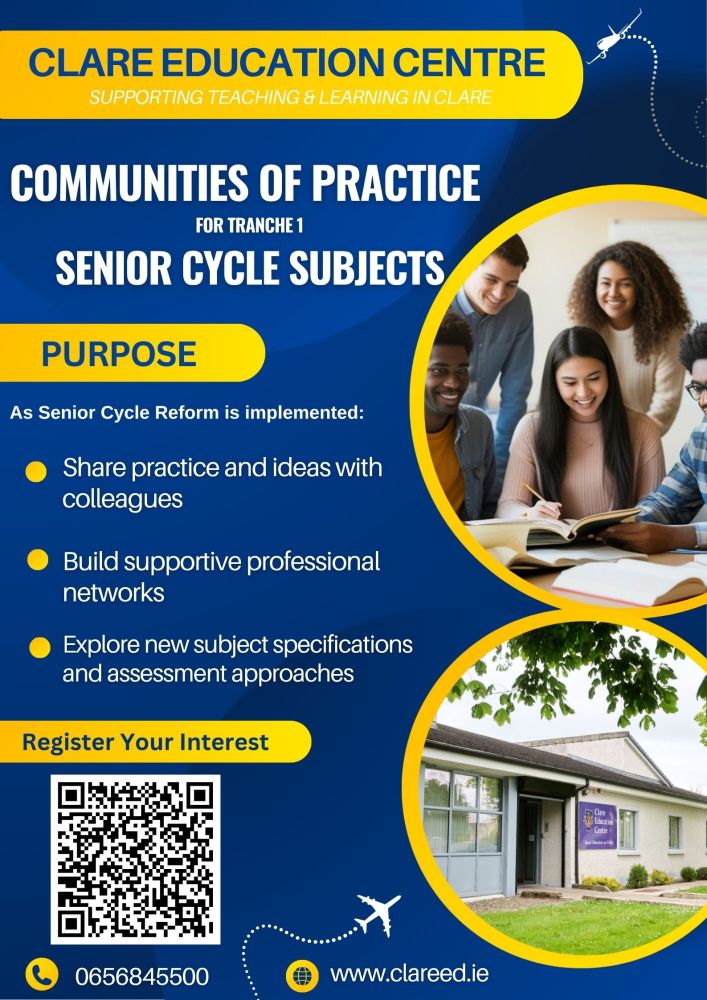 clare education centre expression of interest eoi communities of practice post primary tranche 1