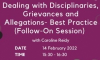 HR Suite Webinar - Dealing with Disciplinaries, Grievances and Allegations- Best Practice (Follow-On Session) (P) (PP)