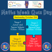 Maths Week Quiz Day (Junior and Senior Infants) (P)
