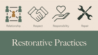 Restorative Practices and the Need for Creativity (EY) (P) (PP) (SNA)